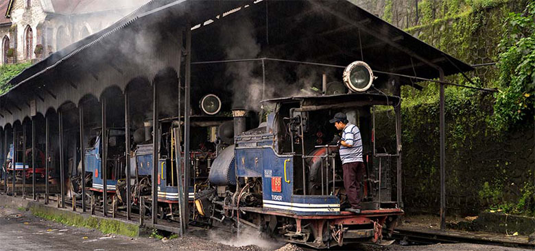 The Interior Of A Darjeeling Himalayan Railway Train Carriage (aka